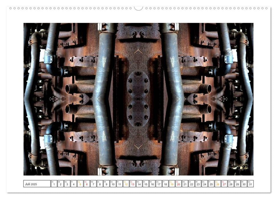 Faszination Spiegelung - Industrie und Technik (CALVENDO Premium Wandkalender 2025)