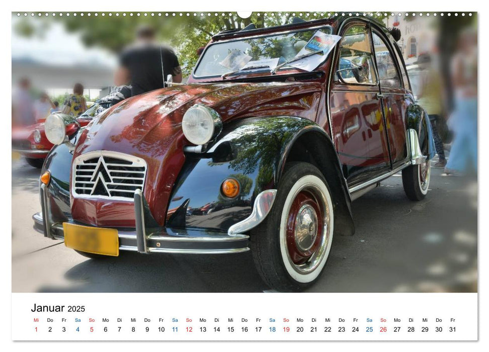 Oldtimer - Altes Blech in neuem Glanz (CALVENDO Premium Wandkalender 2025)