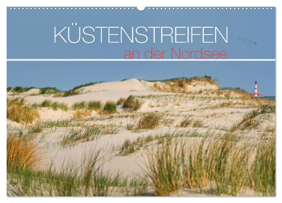 Küstenstreifen an der Nordsee (CALVENDO Wandkalender 2025)