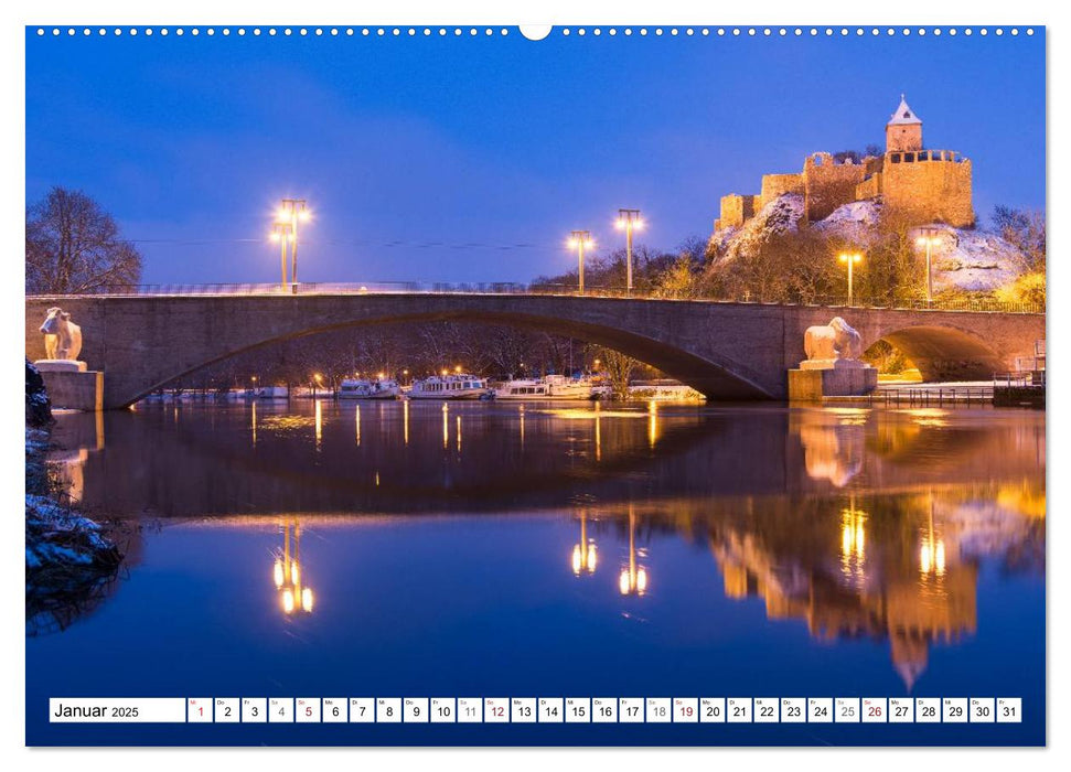 Sachsen-Anhalt - Schlösser und Burgen (CALVENDO Wandkalender 2025)