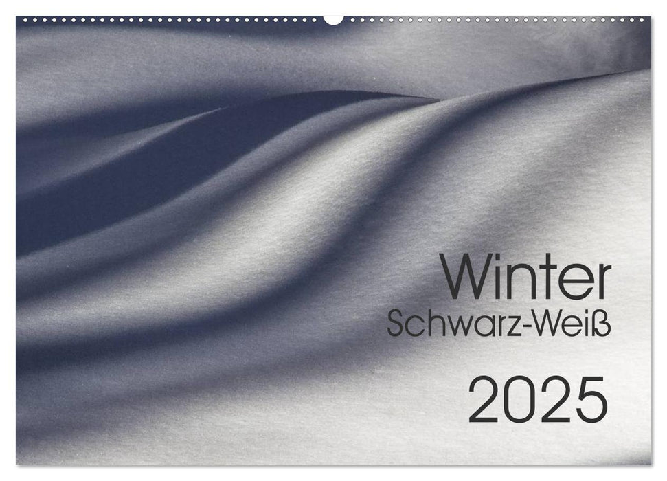 Winter Schwarz-Weiß (CALVENDO Wandkalender 2025)