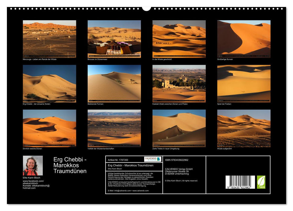 Erg Chebbi - Marokkos Traumdünen (CALVENDO Premium Wandkalender 2025)