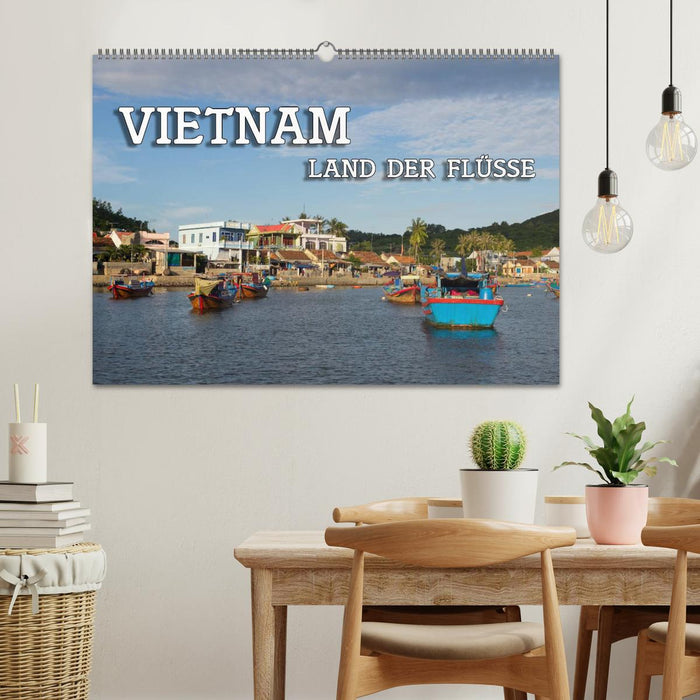 VIETNAM - Land der Flüsse (CALVENDO Wandkalender 2025)