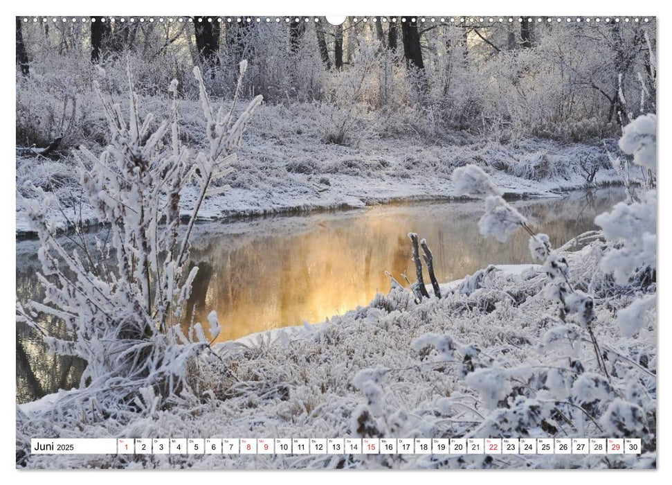 Wintermärchen Landschaften im Schnee (CALVENDO Premium Wandkalender 2025)