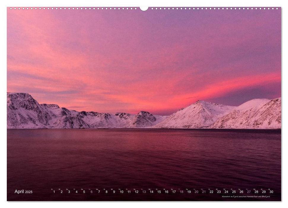 Hurtigruten im Winter - Hunting the light (CALVENDO Premium Wandkalender 2025)