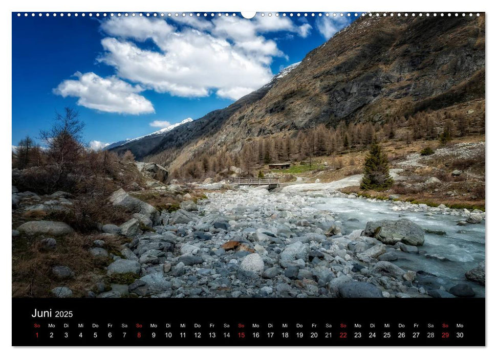 Die Landschaften der Schweizer Alpen (CALVENDO Premium Wandkalender 2025)