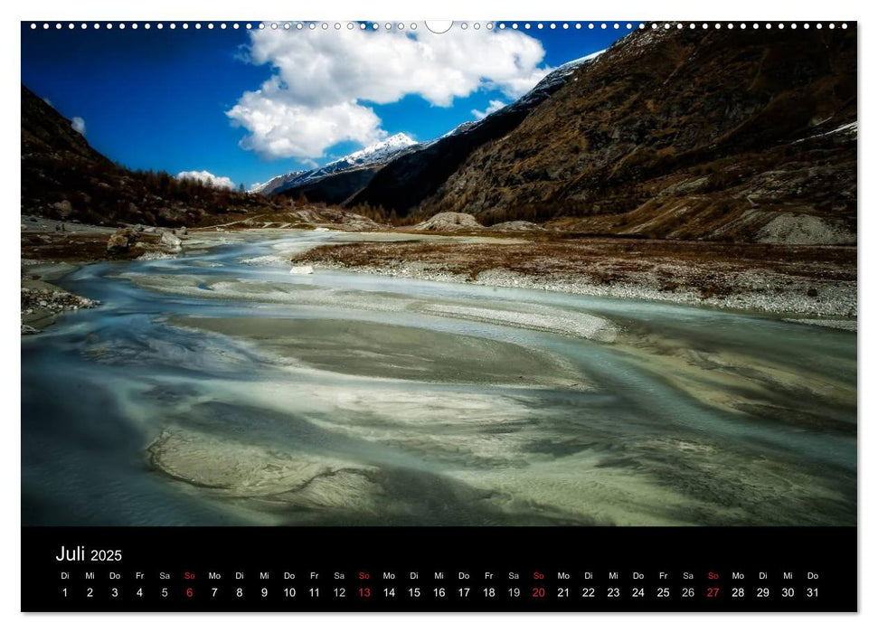 Die Landschaften der Schweizer Alpen (CALVENDO Premium Wandkalender 2025)