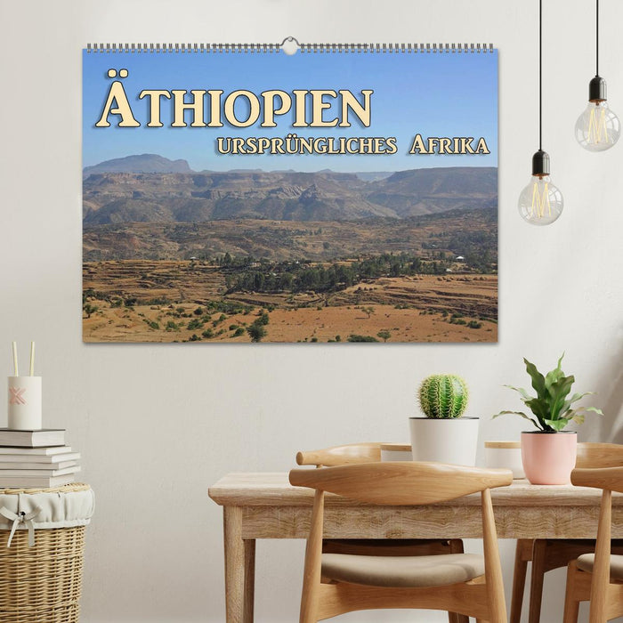 Äthiopien, ursprüngliches Afrika (CALVENDO Wandkalender 2025)