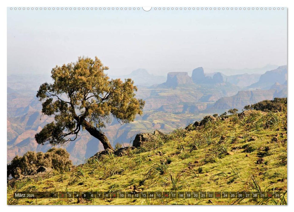 Äthiopien, ursprüngliches Afrika (CALVENDO Wandkalender 2025)