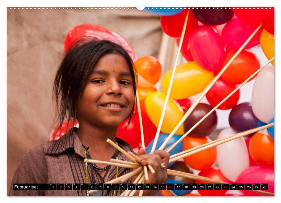 Rajasthan, Indien - Pushkar Mela (CALVENDO Premium Wandkalender 2025)