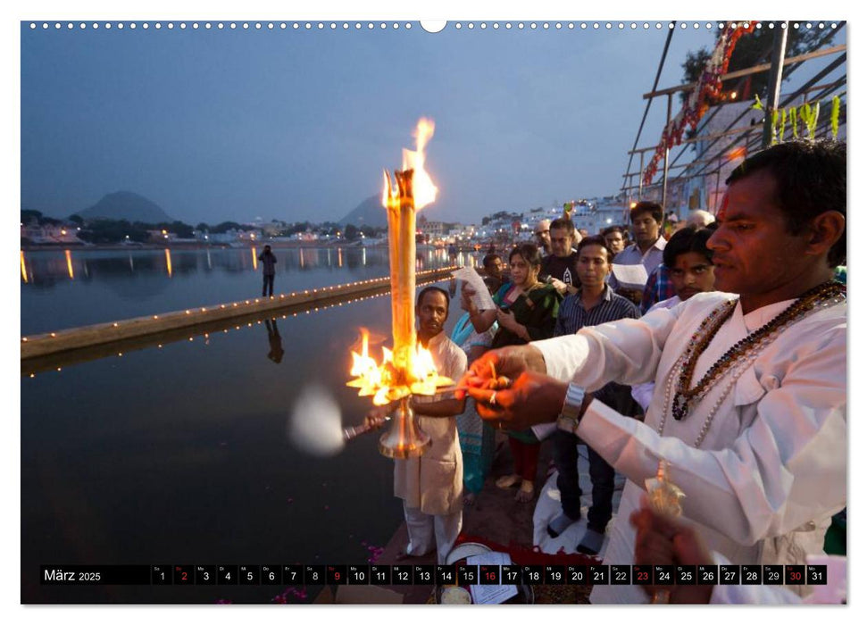 Rajasthan, Indien - Pushkar Mela (CALVENDO Premium Wandkalender 2025)