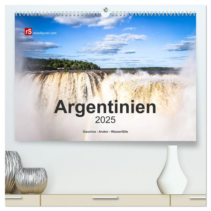 Argentinien, Gauchos - Anden - Wasserfälle (CALVENDO Premium Wandkalender 2025)