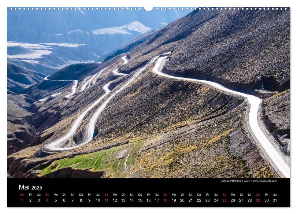 Argentinien, Gauchos - Anden - Wasserfälle (CALVENDO Premium Wandkalender 2025)