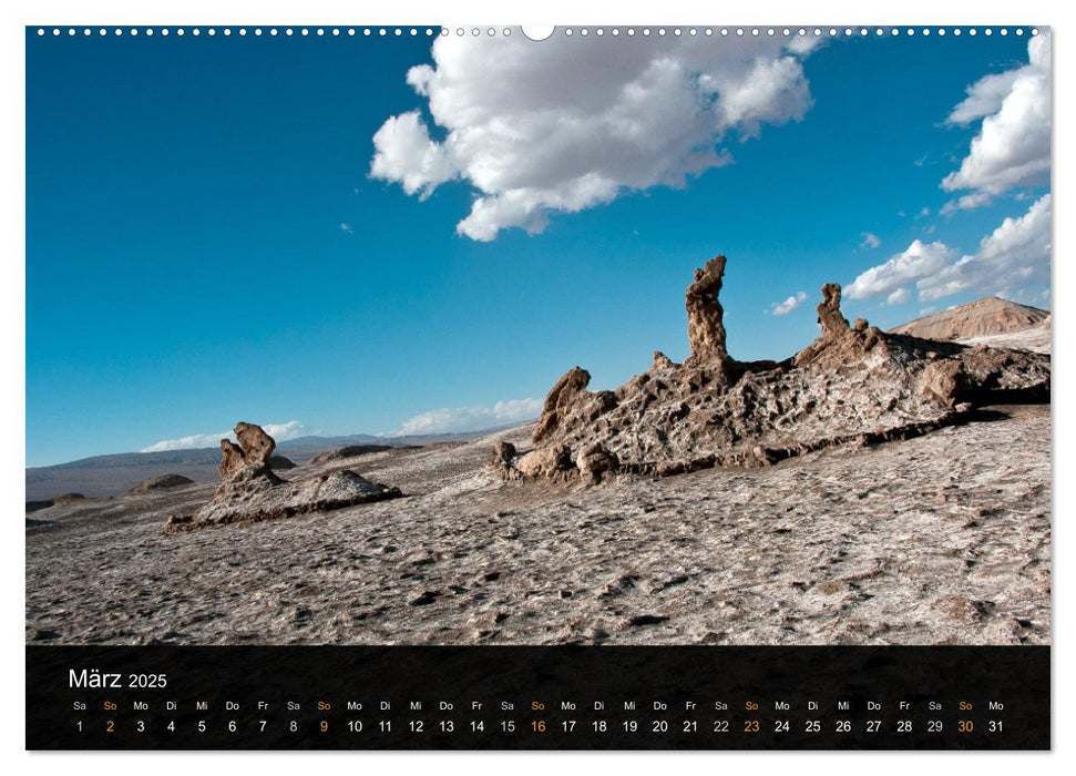 Atacama: Die Wüste im Norden Chiles (CALVENDO Premium Wandkalender 2025)