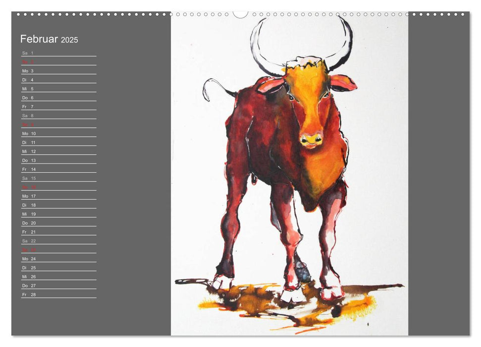 Sternbild Stier (CALVENDO Wandkalender 2025)