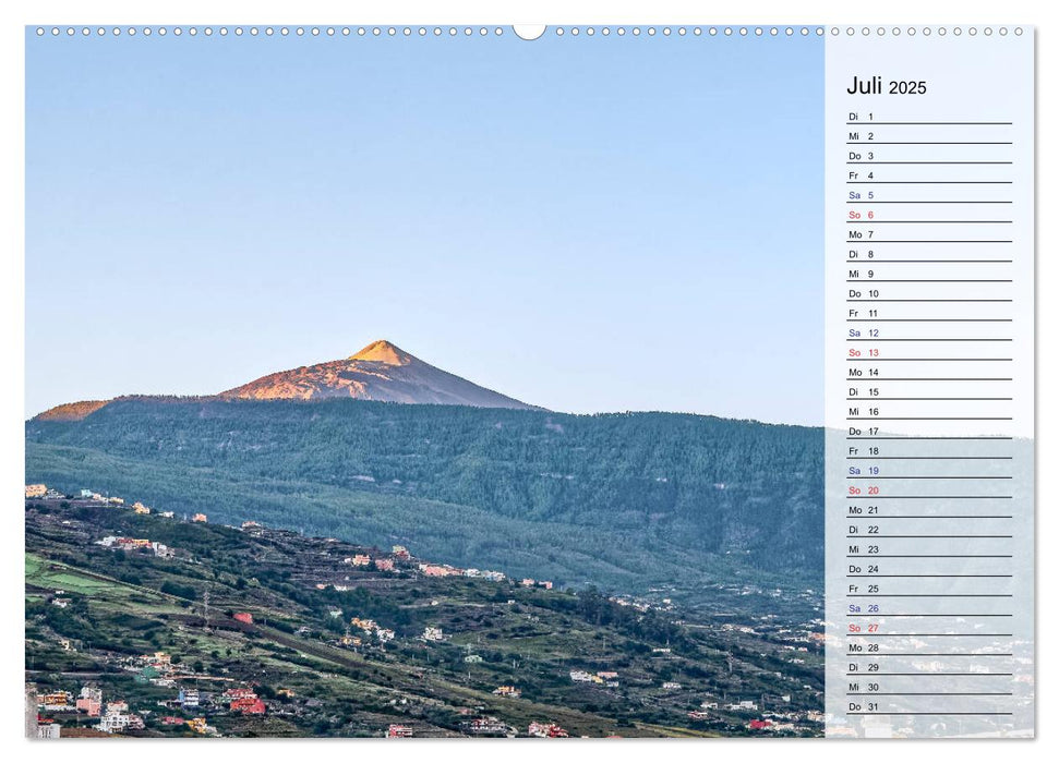 TENERIFFA - Zauberhafte Vulkaninsel (CALVENDO Premium Wandkalender 2025)