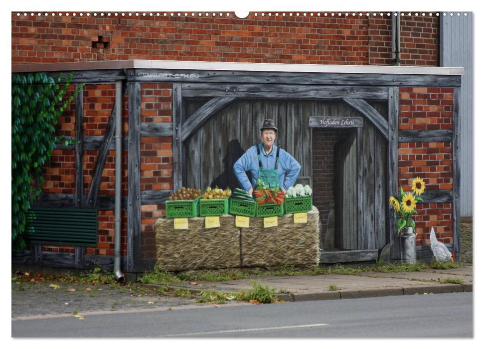 Streetart - Kunst im öffentlichen Raum (CALVENDO Wandkalender 2025)