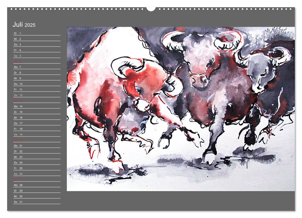 Sternbild Stier (CALVENDO Premium Wandkalender 2025)