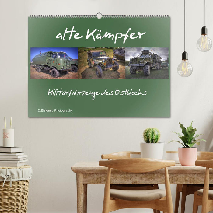 alte Kämpfer- Militärfahrzeuge des Ostblocks (CALVENDO Wandkalender 2025)