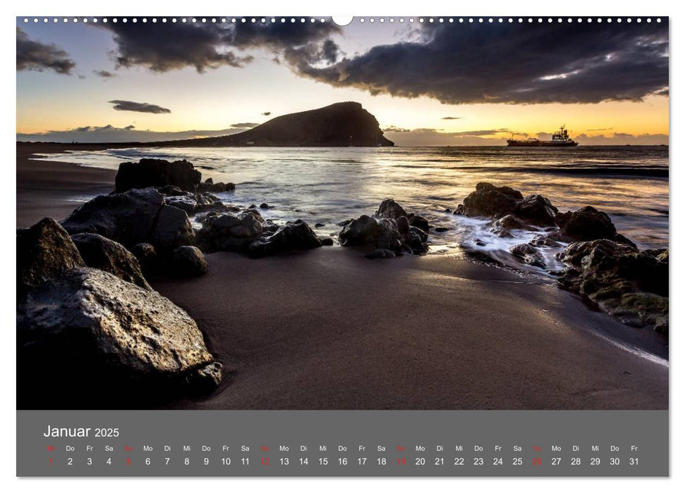 Teneriffa - Lichtstimmungen (CALVENDO Premium Wandkalender 2025)