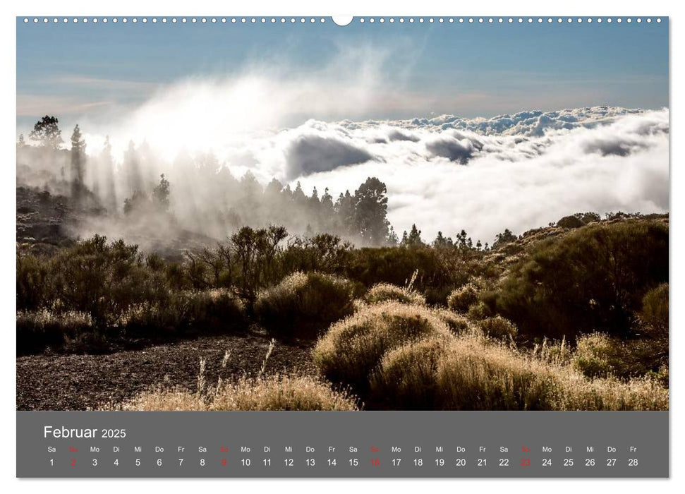 Teneriffa - Lichtstimmungen (CALVENDO Premium Wandkalender 2025)