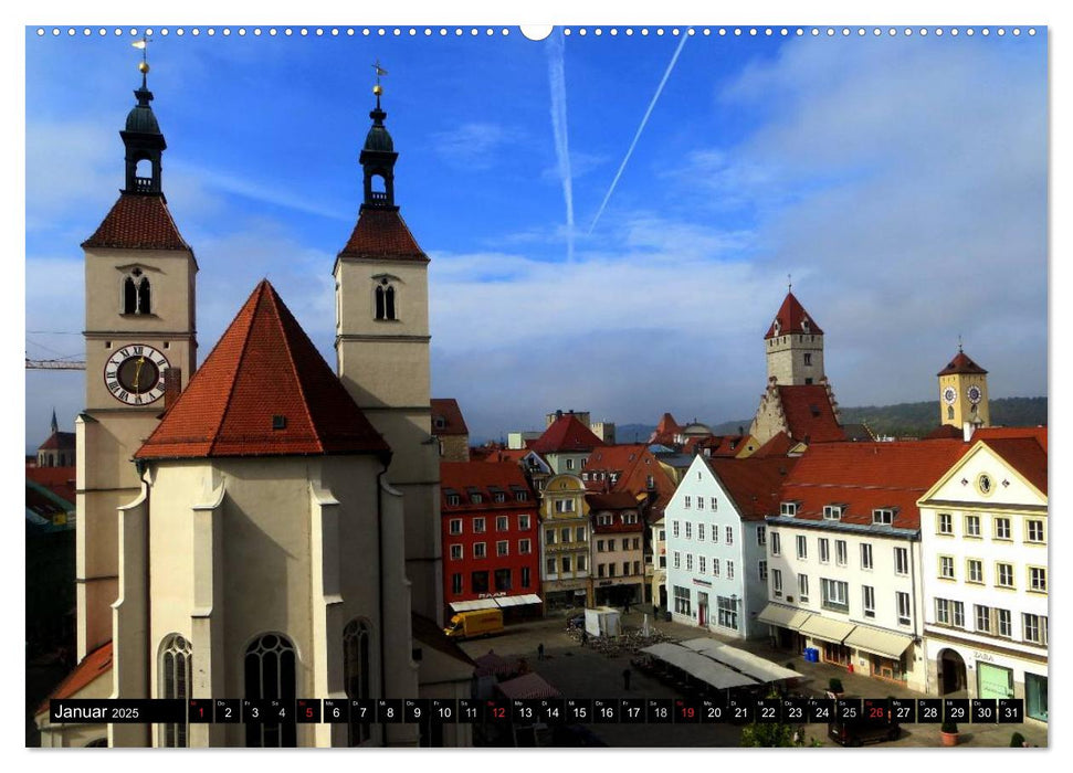 REGENSBURG - urbanes Leben (CALVENDO Premium Wandkalender 2025)