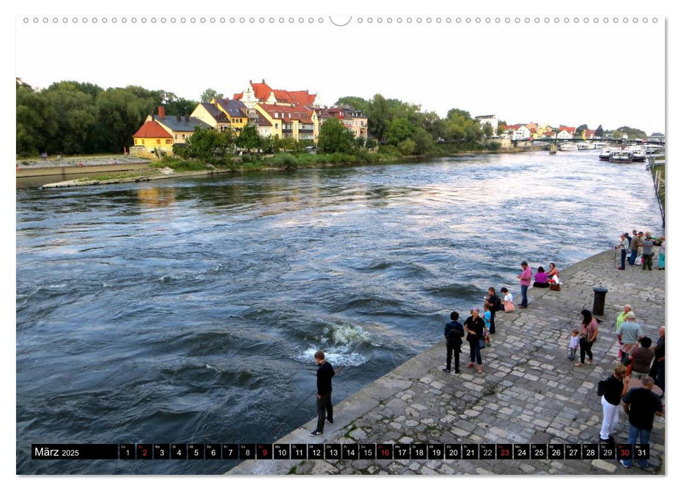 REGENSBURG - urbanes Leben (CALVENDO Premium Wandkalender 2025)