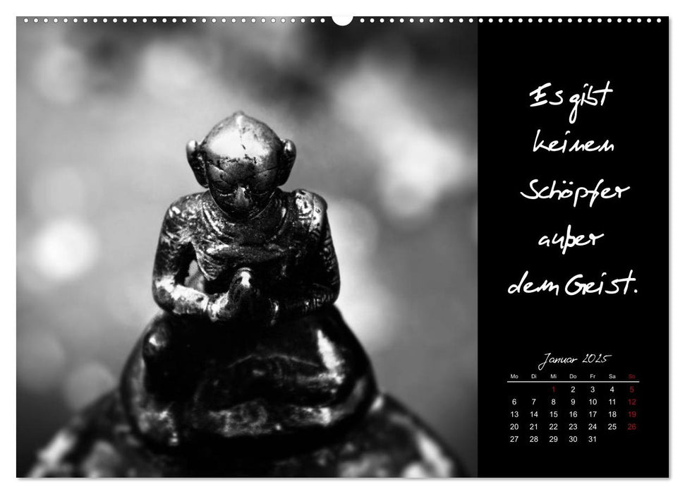 Worte des Buddha 2025 (CALVENDO Premium Wandkalender 2025)