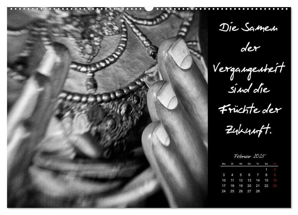 Worte des Buddha 2025 (CALVENDO Premium Wandkalender 2025)