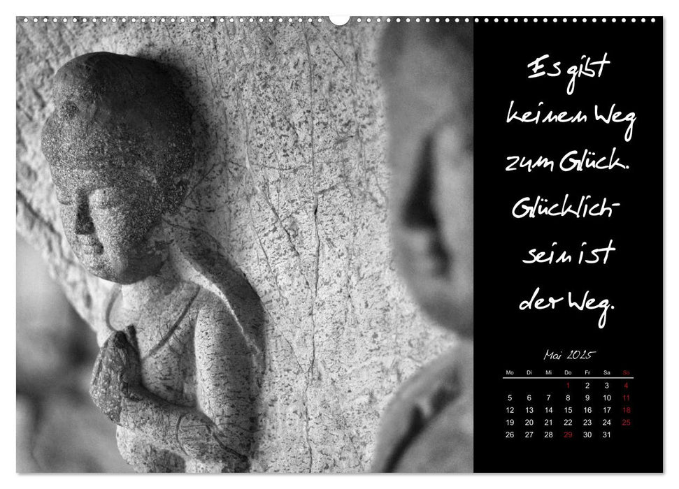 Worte des Buddha 2025 (CALVENDO Premium Wandkalender 2025)