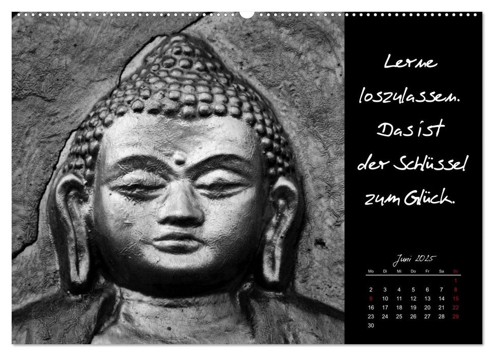 Worte des Buddha 2025 (CALVENDO Premium Wandkalender 2025)