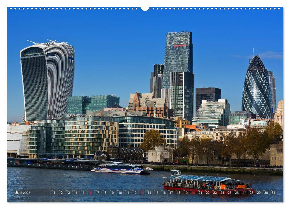 Londoner Perspektiven (CALVENDO Premium Wandkalender 2025)