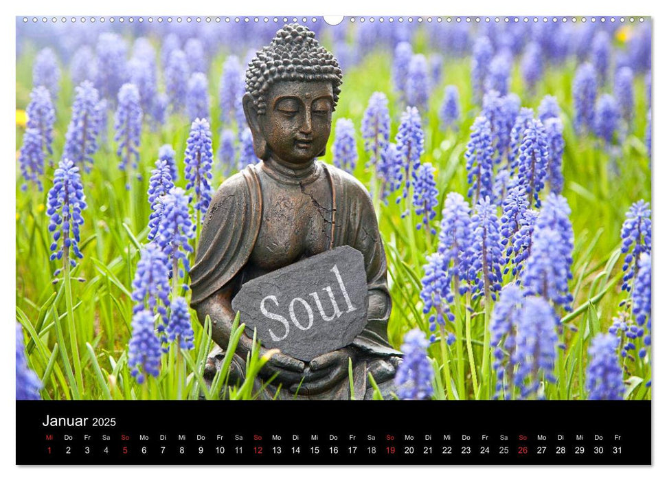 SPIRIT OF ZEN Meditation (CALVENDO Premium Wandkalender 2025)