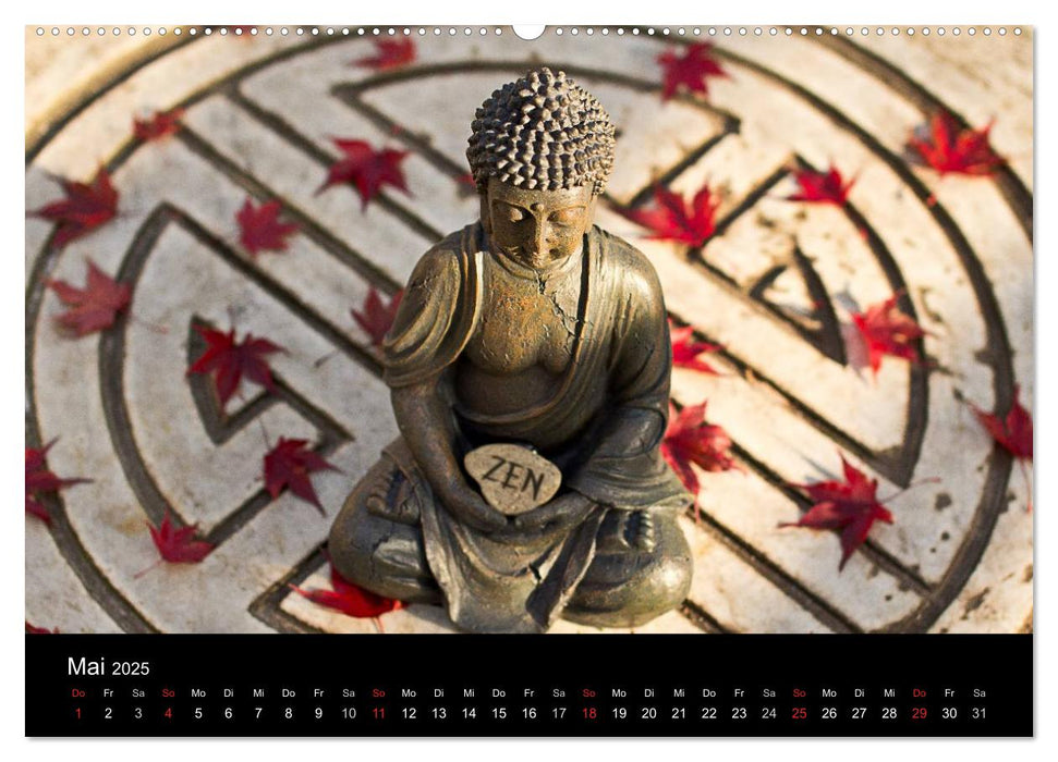 SPIRIT OF ZEN Meditation (CALVENDO Premium Wandkalender 2025)