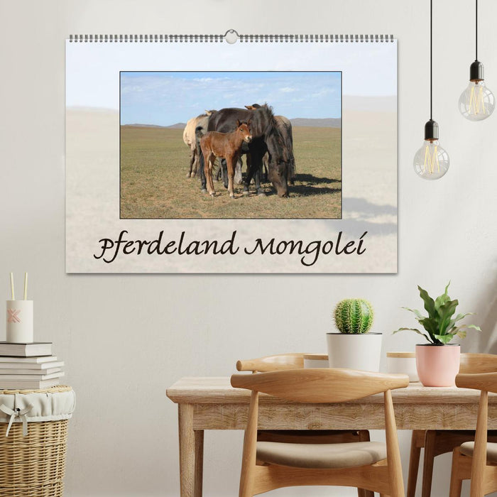 Pferdeland Mongolei (CALVENDO Wandkalender 2025)