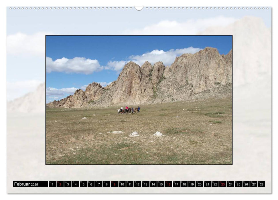 Pferdeland Mongolei (CALVENDO Wandkalender 2025)