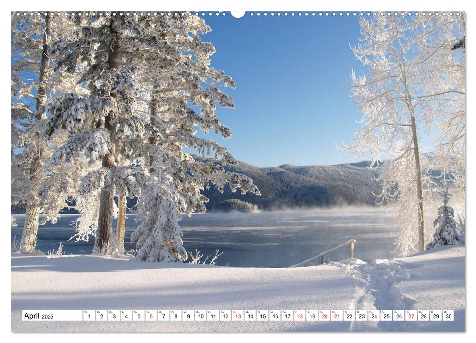 Wintermärchen Landschaften im Schnee (CALVENDO Wandkalender 2025)