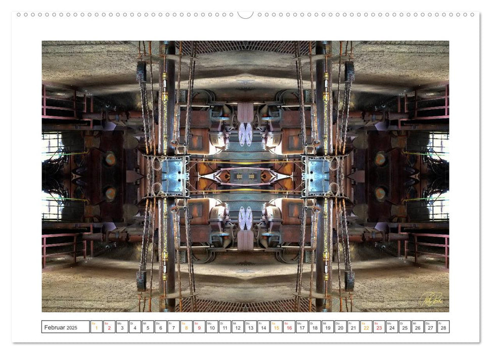 Faszination Spiegelung - Industrie und Technik (CALVENDO Wandkalender 2025)