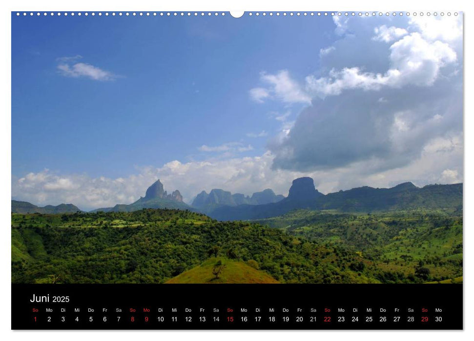 Äthiopien Impressionen (CALVENDO Premium Wandkalender 2025)