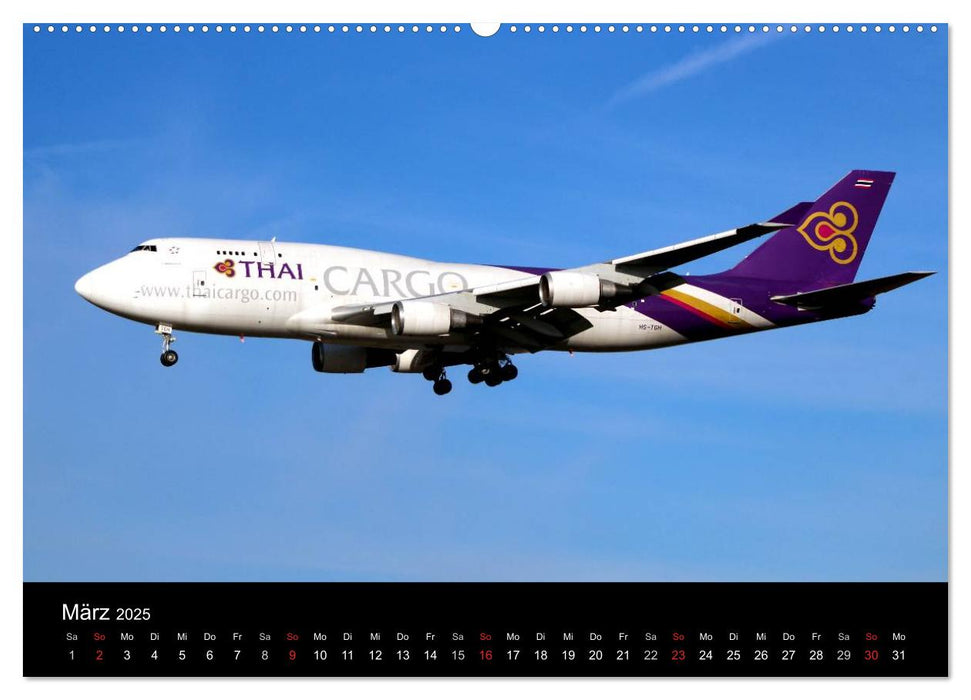 Internationale Frachtflugzeuge (CALVENDO Premium Wandkalender 2025)