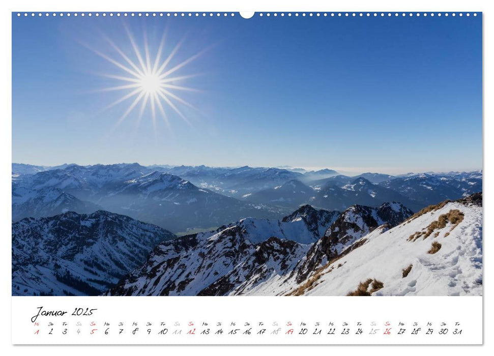 Oberallgäuer Landschaft (CALVENDO Premium Wandkalender 2025)