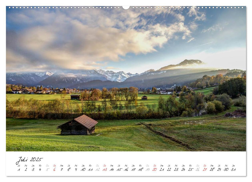 Oberallgäuer Landschaft (CALVENDO Premium Wandkalender 2025)