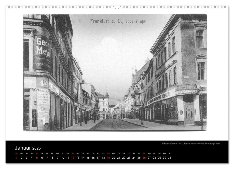 FFO-Geschichten. Historische Ansichtskarten aus Frankfurt (Oder) (CALVENDO Premium Wandkalender 2025)