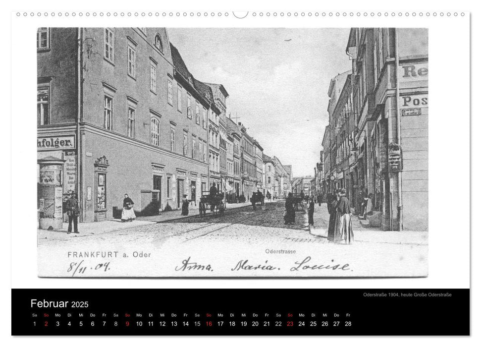 FFO-Geschichten. Historische Ansichtskarten aus Frankfurt (Oder) (CALVENDO Premium Wandkalender 2025)