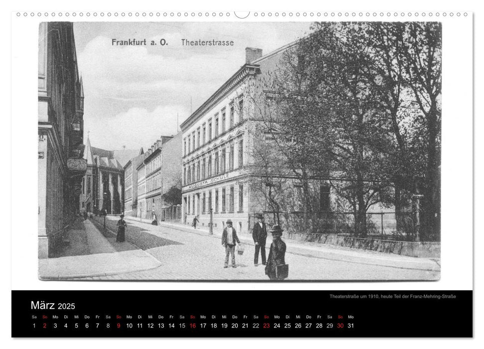 FFO-Geschichten. Historische Ansichtskarten aus Frankfurt (Oder) (CALVENDO Premium Wandkalender 2025)