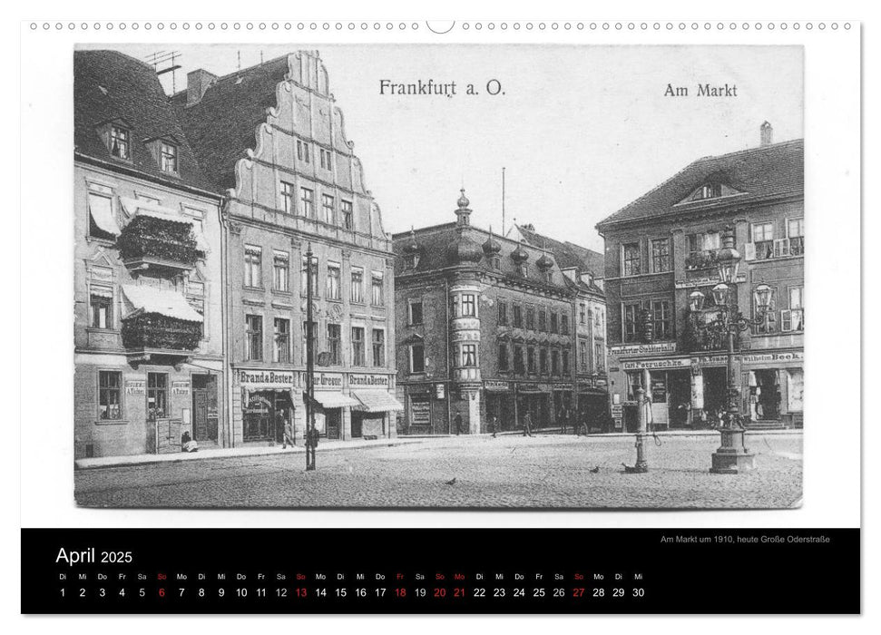 FFO-Geschichten. Historische Ansichtskarten aus Frankfurt (Oder) (CALVENDO Premium Wandkalender 2025)