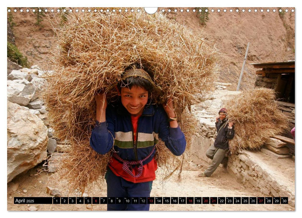 Nepal - Jomsom Trek (CALVENDO Wandkalender 2025)