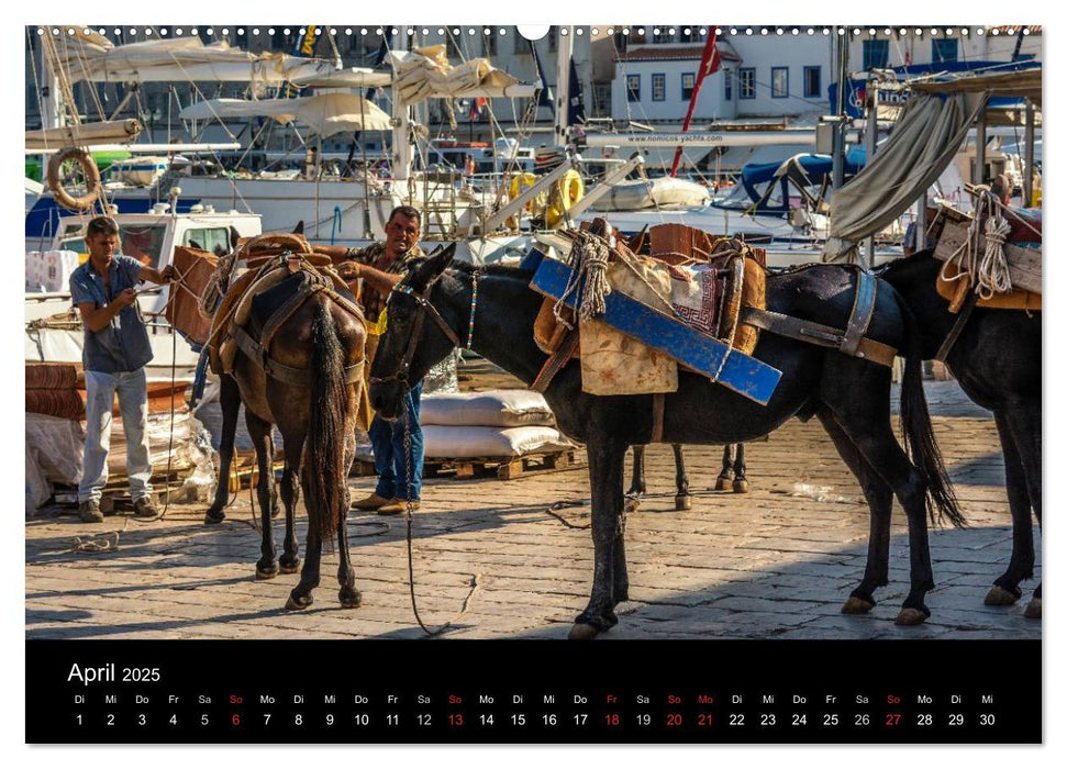 Peloponnes - Einladung zum Chillen (CALVENDO Premium Wandkalender 2025)