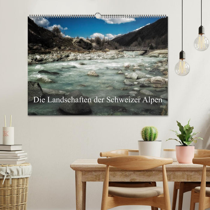 Die Landschaften der Schweizer Alpen (CALVENDO Wandkalender 2025)