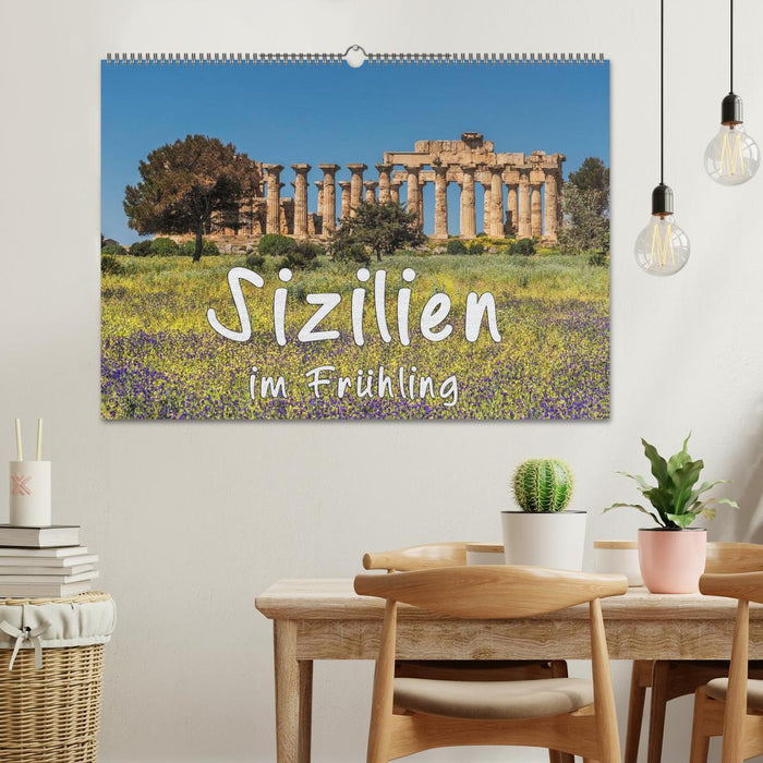 Sizilien im Frühling (CALVENDO Wandkalender 2025)